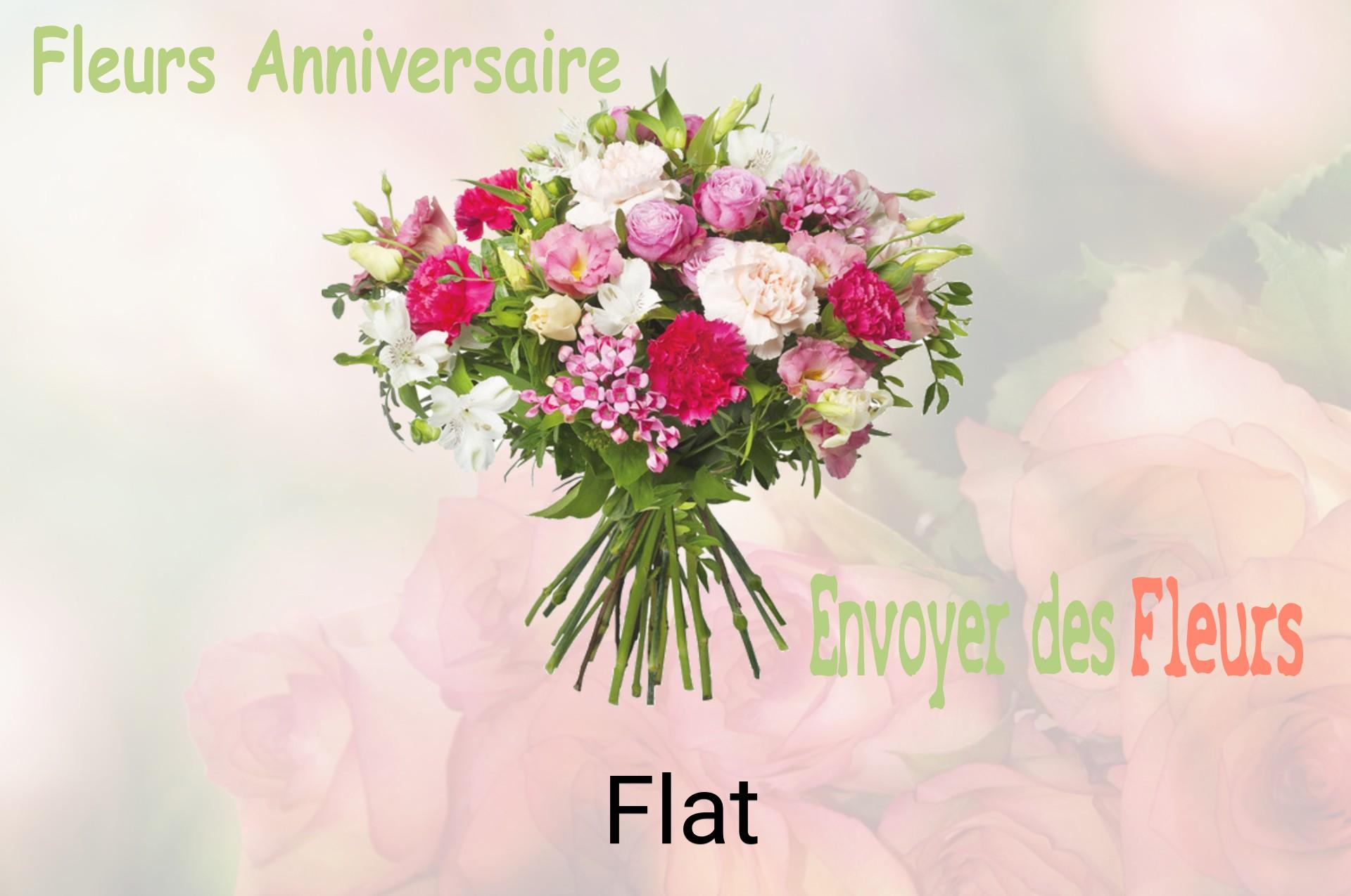 Bouquet de fleurs d’anniversaire livré à Flat